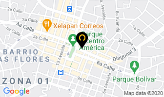 Mapa de Turismo S.a. en Quezaltenango