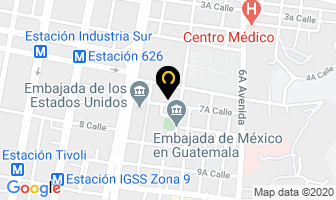 Mapa de Tutors Inc en Ciudad de Guatemala