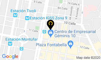 Mapa de U R B I S en Ciudad de Guatemala