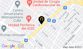 Mapa de UÑas Express en Ciudad de Guatemala