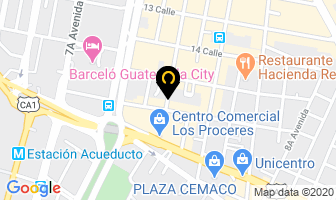 Mapa de Unicarga De Guatemala, S.a. en Ciudad de Guatemala