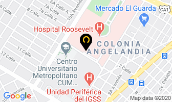 Mapa de Unidad Nacional De OncologÍa PediÁtrica en Ciudad de Guatemala