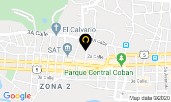 Mapa de Uniformes Exclusivos S.a. en Cobán