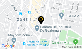 Mapa de Unifrio en Ciudad de Guatemala