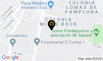 Mapa de Unirefri en Ciudad de Guatemala