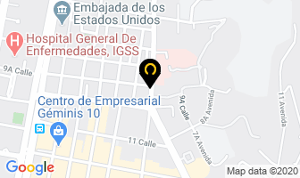 Mapa de Urologia Integral en Ciudad de Guatemala