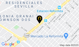 Mapa de Veinsa en Ciudad de Guatemala