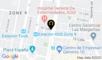 Mapa de Vesacorp S.a. en Ciudad de Guatemala