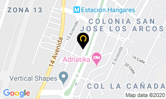 Mapa de Veterinaria Aceituno en Ciudad de Guatemala
