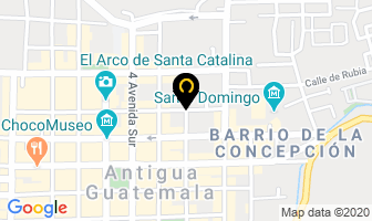 Mapa de Via Venture en Antigua Guatemala