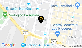 Mapa de Victory Eventos en Ciudad de Guatemala