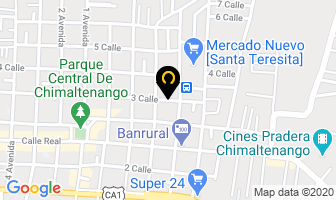Mapa de Vidrio Metal La Union en Chimaltenango