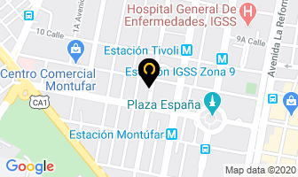 Mapa de Visualiza en Ciudad de Guatemala