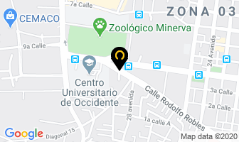Mapa de Vitrales Con Arte en Quezaltenango