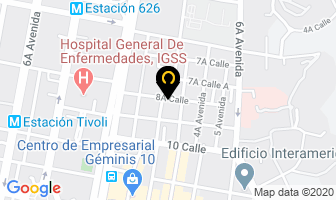 Mapa de Vivica en Ciudad de Guatemala