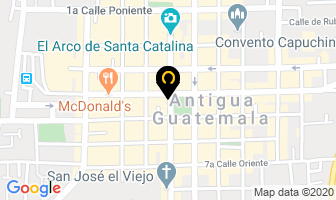 Mapa de Wendy´s en Antigua Guatemala