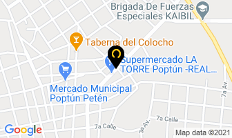 Mapa de Yessenia S.a. en Poptún