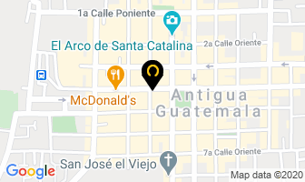 Mapa de Yogen Fruz en Antigua Guatemala