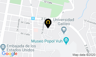 Mapa de Yogurt Shop en Ciudad de Guatemala