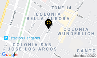 Mapa de Zedna en Ciudad de Guatemala