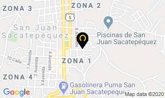Mapa de Zona Creativa en Ciudad de Guatemala