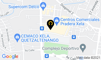 Mapa de Zona Virtual en Quezaltenango