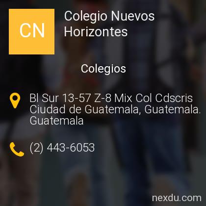 Colegio Nuevos Horizontes En Ciudad Quetzal Ciudad De Guatemala Telefonos Y Direccion