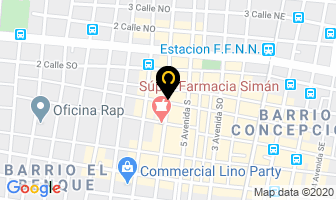 Mapa de 4 Life en San Pedro Sula