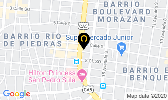 Mapa de Accesorios La Antorcha en San Pedro Sula