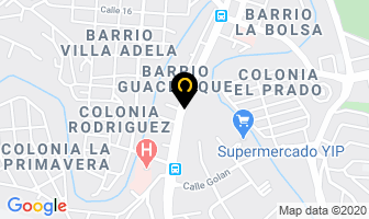 Mapa de Aire Frio en Tegucigalpa