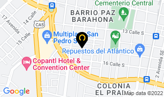 Mapa de Aseprin Sps en San Pedro Sula