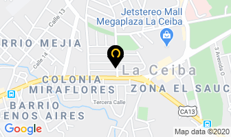 Mapa de Avis Rent A Car en La Ceiba
