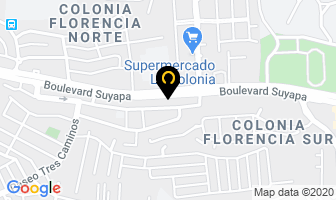 Mapa de Centro De Ceramicas en Tegucigalpa