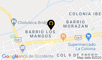 Mapa de ClÍnica De Ojos Santa Lucia en Choluteca
