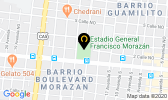 Mapa de Clixsence en San Pedro Sula