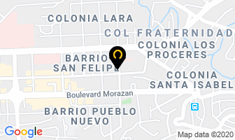 Mapa de Cortitelas en Tegucigalpa
