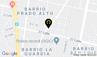 Mapa de Creaciones Vantage en San Pedro Sula