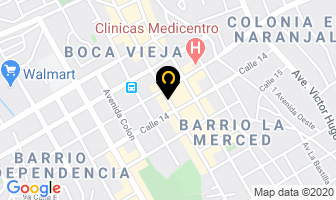Mapa de Dhl en La Ceiba