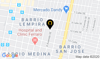 Mapa de Dinter, S.a en San Pedro Sula