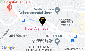 Mapa de En Blanco en Tegucigalpa