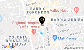 Mapa de Farmacia Popular en Comayagua