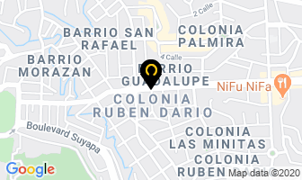 Mapa de Fedeco en Tegucigalpa