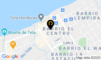Mapa de Garifuna Tours en Tela