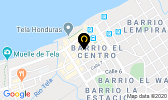 Mapa de Garifuna Tours en Tela