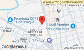 Mapa de Gruas Roma Comayagua en Comayagua