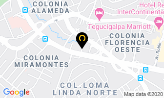 Mapa de Hotel Alameda en Tegucigalpa