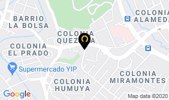 Mapa de Hotel Paseo Miramontes en Tegucigalpa