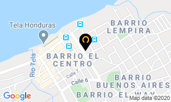 Mapa de Hotel Venecia en Tela
