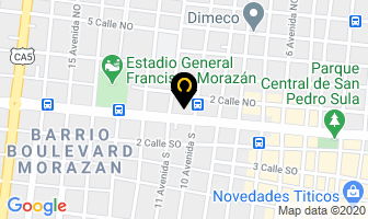 Mapa de Inter Flex en San Pedro Sula