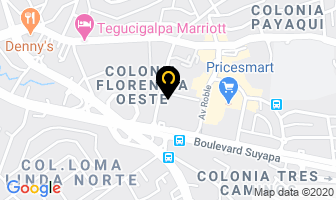 Mapa de La Curacao en Tegucigalpa